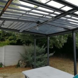 Aménagement de pergola avec fermeture loggia en PVC Avrille